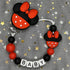 2026 Custom Name Baby Pacifier Clips Chain Silicone Beads Teether Toys Dummy Holder Russian English Name Pacifier Chain Newborn SHOPEZRA L.L.C.