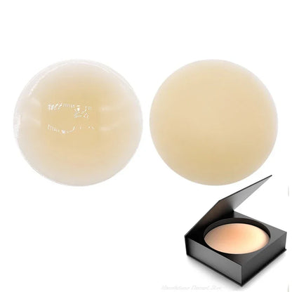 Reusable Women Breast Petals Lift Nipple Cover Invisible Petal Adhesive Strapless Backless Stick on Bra Silicone Breast Stickers
