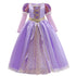 Girl Elsa Anna Dress Princess Costume Snow Queen Dress Baby Halloween Ariel Carnival Clothes Kids Cosplay Clothes Party Clothing SHOPEZRA L.L.C.