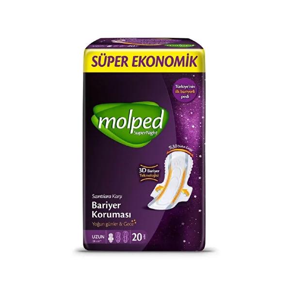 Molped Adult Incontinence Pads - Supernight Overnight Protection for Comfortable Sleep