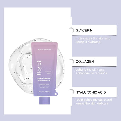 Korean Skincare Collagen Peel Off Facial Mask,Instant Glow&amp;Glass Skin,Pore Cleansing&amp;Firming,Smooth Fine Lines&amp;Removes Impuritie