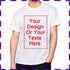 Customized Tee Shirt Your Text Here Premium Cotton Comfortable Men Tshirt Bigger Size O Neck Fashion Perfect Gift summer tees SHOPEZRA L.L.C.