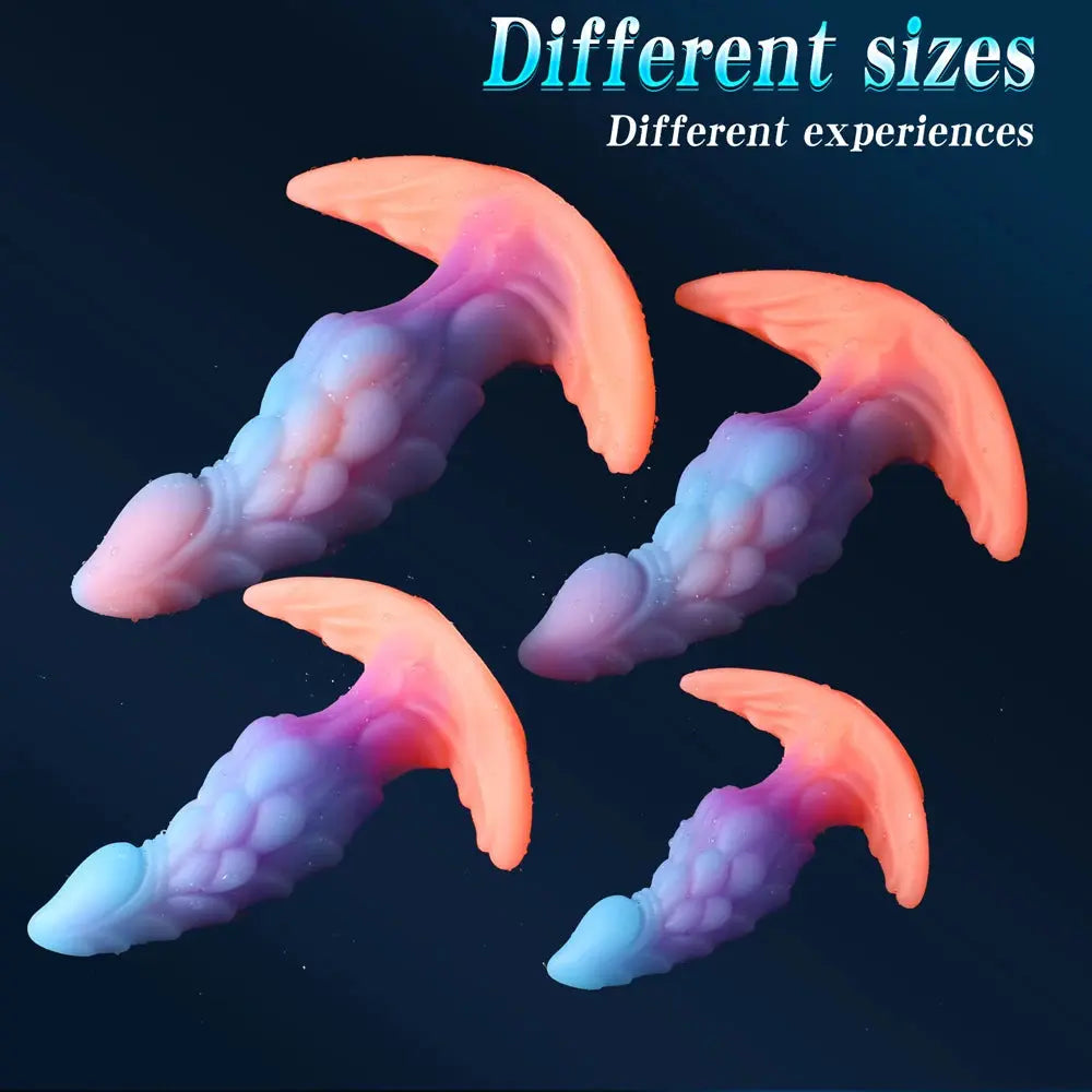 Luminous Monster Dildo Wearable Anal Plug Soft Penis Anal Dildo Sex Toys For Women Men Masturbator Butt Plug Dilator Training SHOPEZRA L.L.C.