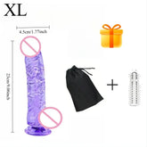Dildo Realistic Penis Adult Anusl Sex Toy with Suction Cup, Swith Curved Shaft  Balls, Vaginal G-spot  Adult Supplies Gode Dick SHOPEZRA L.L.C.
