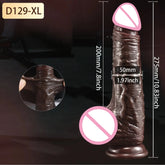 Super Realistic Dildo For Female Masturbation Skin Sliding Foreskin Dick Penetration Anal Big Penis Sexy Adult Sex Toys ForWomen SHOPEZRA L.L.C.