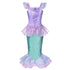 Girl Elsa Anna Dress Princess Costume Snow Queen Dress Baby Halloween Ariel Carnival Clothes Kids Cosplay Clothes Party Clothing SHOPEZRA L.L.C.