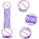 Dildo Realistic Penis Adult Anusl Sex Toy with Suction Cup, Swith Curved Shaft  Balls, Vaginal G-spot  Adult Supplies Gode Dick SHOPEZRA L.L.C.