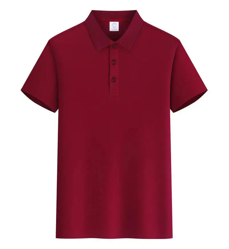 EU Size POLO Customized LOGO Polo Shirt Men Summer Men&