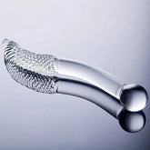 Sex Double Ended Crystal Glass Dildo Artificial Penis Granule Spiral G Spot Massager Adult Game Sex Toys for Woman Gay SHOPEZRA L.L.C.