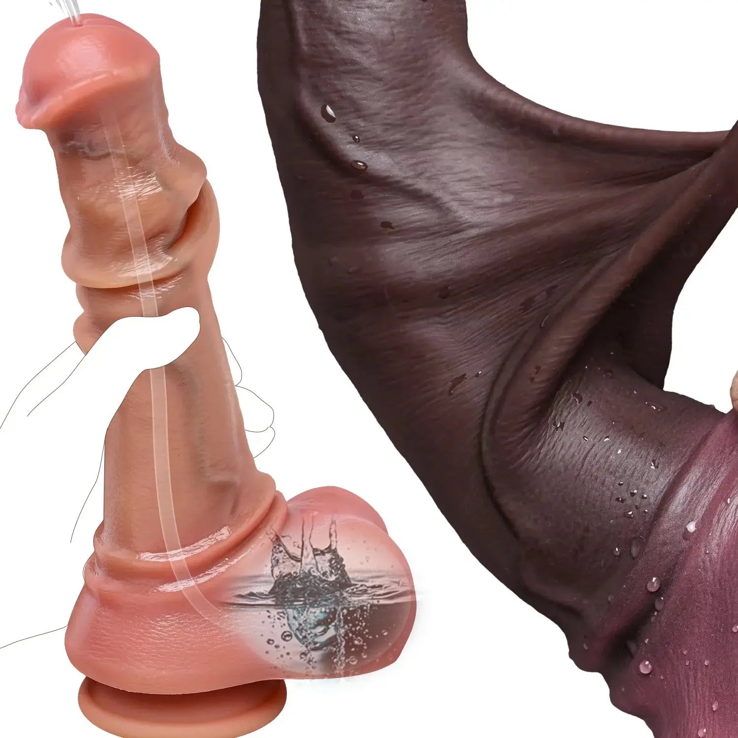 New Big Animal Ejaculation Dildo Horse Penis Realistic Squirting Silicone Long Adult Sex Toys for Women Cock Monster Dildos Dick SHOPEZRA L.L.C.