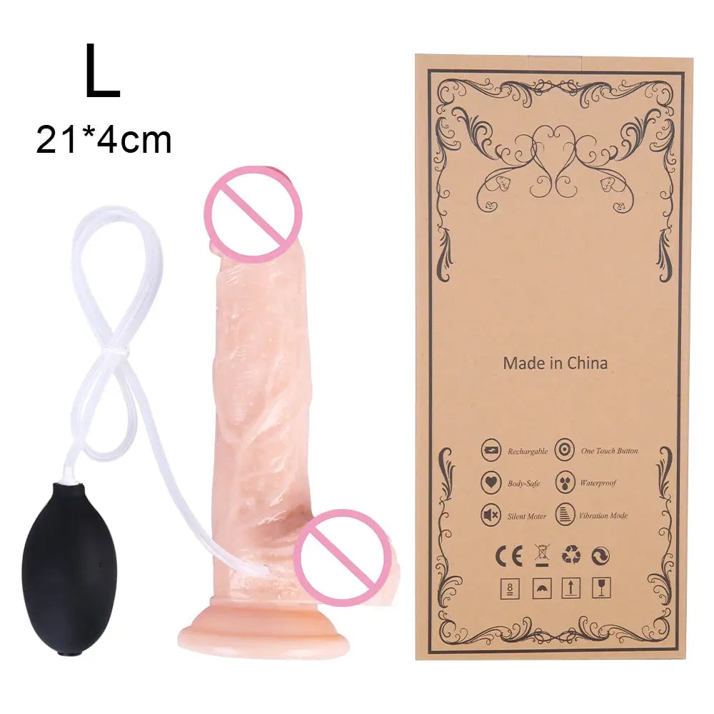 Squirting Dildo Sex Toys for Women Realistic Ejaculating Penis Female Masturbator Soft Silicone With Suction Cup Big Dick Adult SHOPEZRA L.L.C.