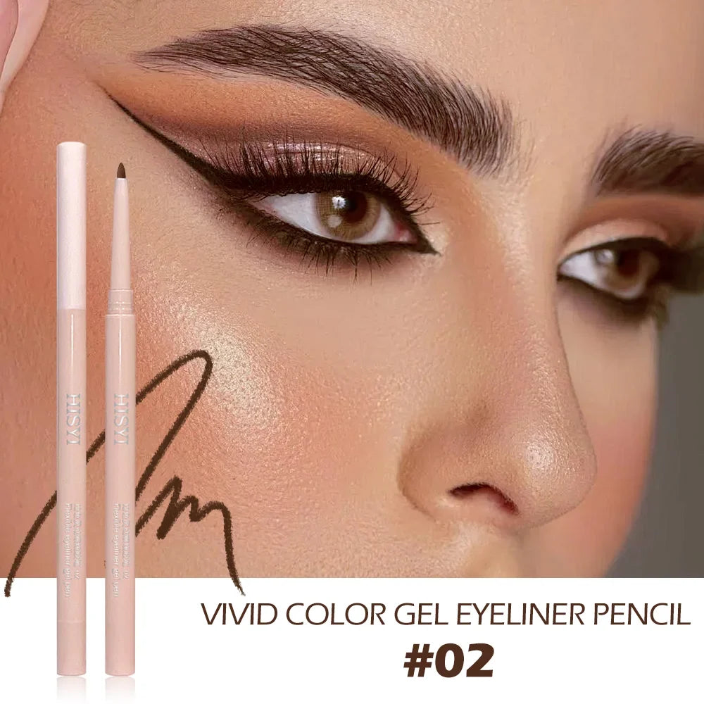 Eyeliner Shadow Stick — Twist-Up Sharpener, Long-Wear Waterproof Smudge-Proof, Precise Matte Line &amp; Blendable, Xmas &amp; Winter