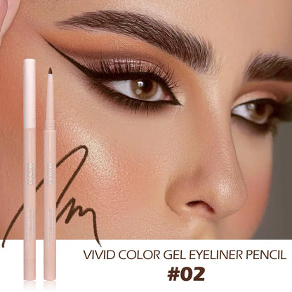 Eyeliner Shadow Stick — Twist-Up Sharpener, Long-Wear Waterproof Smudge-Proof, Precise Matte Line &amp; Blendable, Xmas &amp; Winter