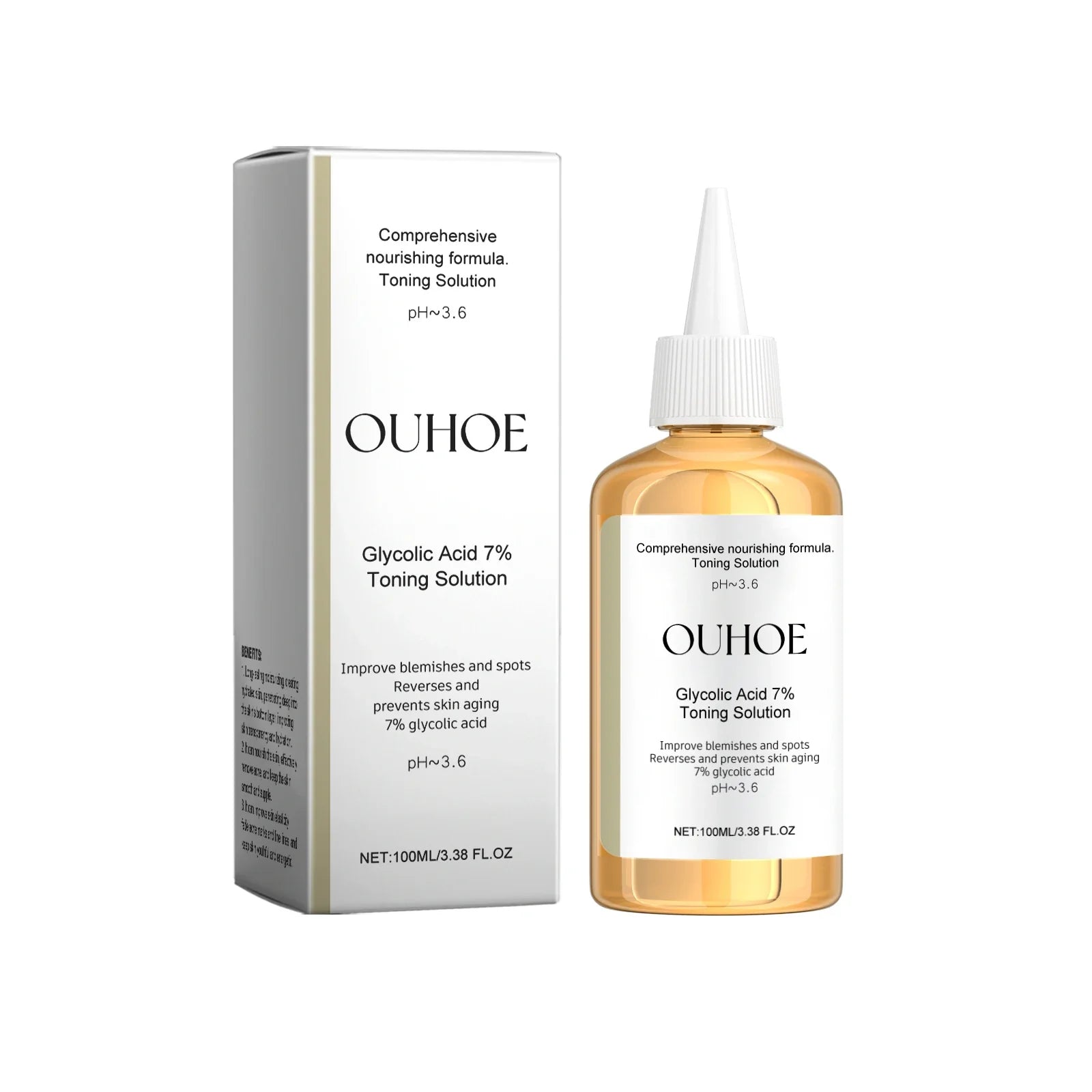 Glycolic Acid 7% Moisturizing Toner Remove Acne Improve Skin Condition Replenish Water Moisturize Skin Tender Skin&amp;Toner Essence