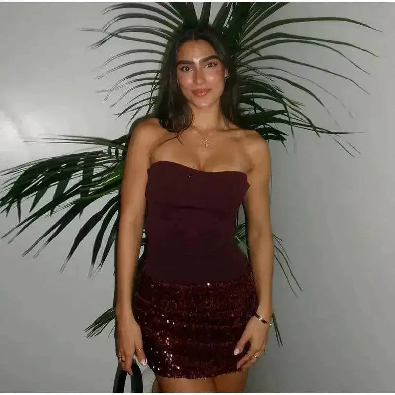 Sexy Shiny Sequined Mesh Club Evening Party Dresses Women 2026 Summer Autumn Sleeveless Backless Bodycon Maxi Long Dress by Dropshipman