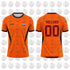 Netherlands Flag Print Football Jersey Family Style Adult Casual Outdoor Support Gift Breathable Short Sleeved Sports Jersey Top SHOPEZRA L.L.C.