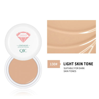 QIC Waterproof &amp; Sweatproof Concealer Cream - Tattoo coverage, Long-Lasting Foundation, Natural,Full coverage, All Skin Types