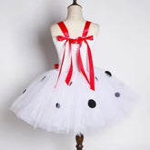 Dalmatian Costume Kids Cute Flowers Spotted Dog Tutu Dress Toddler Girls Halloween Festival Party Animal Puppy Dress Up Outfits SHOPEZRA L.L.C.
