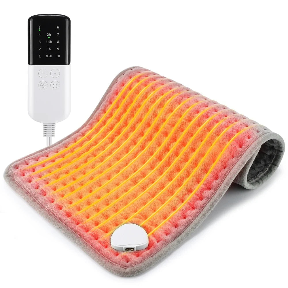9 Level 4 Mode Timer 30X60cm Electric Heating Pad Blanket Hot Heated Pad for Abdomen Shoulder Knee Legs Winter Warm Washable