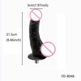 Lifelike Dildo Attachment for Sex Machine with 3 XLR Connector G Spot Sex Toys for Women Masturbation SHOPEZRA L.L.C.