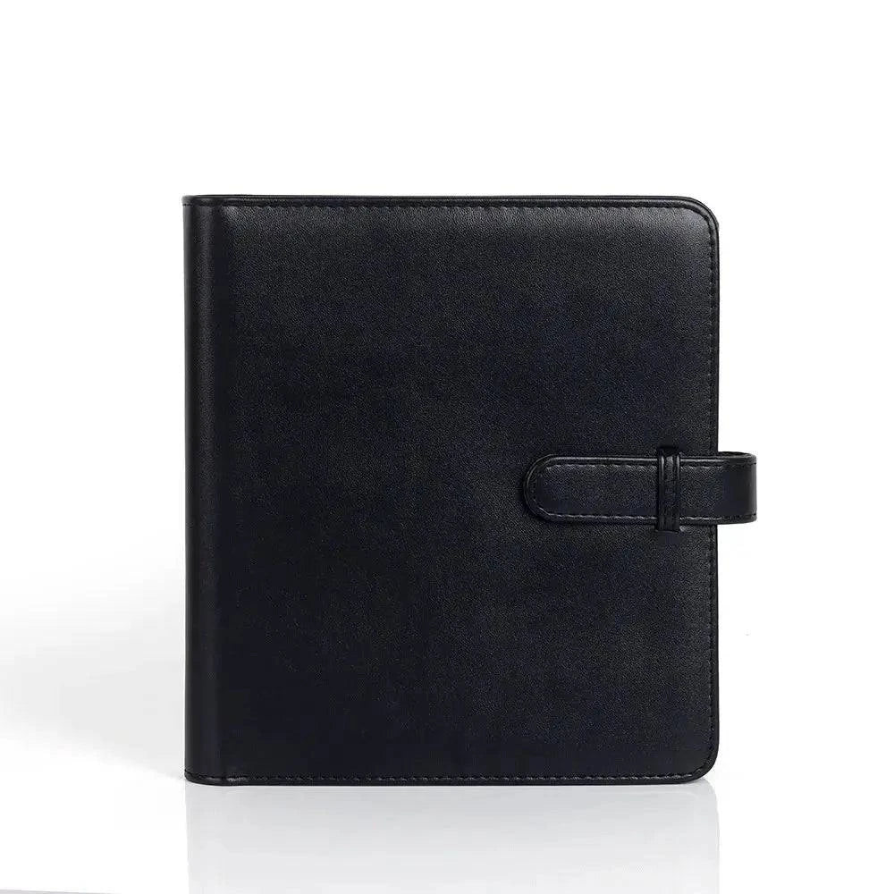 Square photo album with 288 card slots, solid color PU cover, compatible with Instax Sq and Kodak Mini 3 Square camera photos.