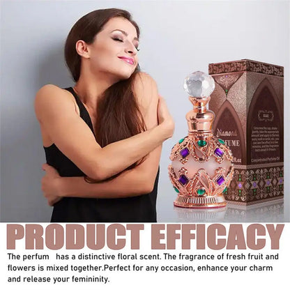 Exotic Arabian Perfume For Women, Enchanting Floral Bouquet With Rose, Jasmine&amp;Vanilla Long-Lasting Pheromone-Infused Fragrance