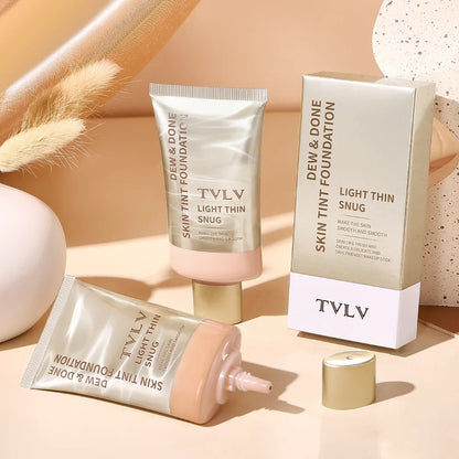 Moisturizing Skin Tint Foundation for All Skin Types, Moisturizing Light Texture Natural Concealer Long Wear Face Makeup