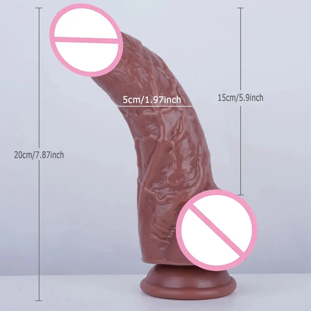 Realistic Huge Dildo Penis with Suction Cup | Anal G-Spot Masturbator Rubber Cock Gode, Adult Sex Toys for Women Men Gay Toy SHOPEZRA L.L.C.