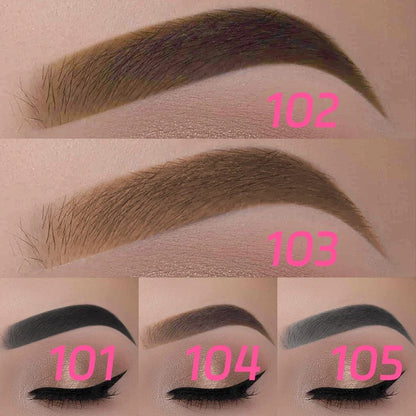 2 in1 Eyebrow pencil professional Cosmetics makeup for women 5 Colors Waterproof Eyebrow Tattoo brush Long Lasting eyebrow pen