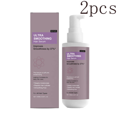 Smoothing Hair Serum - Gentle Hydrating Formula for Frizz-Free, Lightweight &amp; Refreshing Scalp-Safe Daily Hair Care
