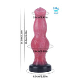 Dildo False anal plug animal dog suspension penis masturbation prostate G-spot stimulation massager anal plug sex toy 18+ SHOPEZRA L.L.C.