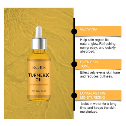 Turmeric Facial Oil Lightening Face Moisturizing &amp; Skin Repair Smooth Deep Moisturizing Brightening Skin Care Essence Oil