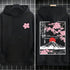 Plum blossoms that can withstand severe cold Print  Mans Retro Loose Hoodie  Fleece Warm Fashion Hoody Unisex Basics Clothing SHOPEZRA L.L.C.