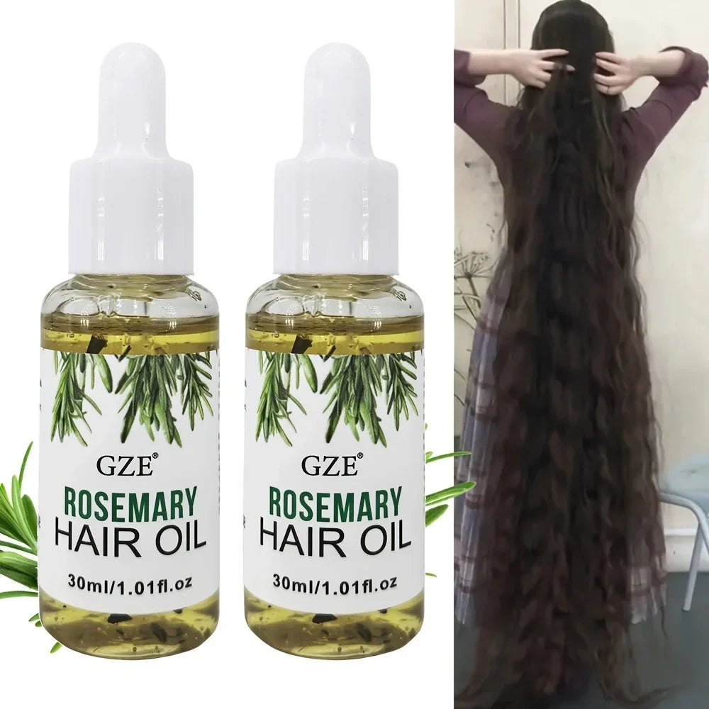 GZE Rosemary Oil For Hair Rosemary Scalp Hair Oil, All Type &amp; Texture | Straight, Waves &amp; Chemically Hairs Strengthens