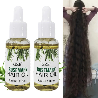 GZE Rosemary Oil For Hair Rosemary Scalp Hair Oil, All Type &amp; Texture | Straight, Waves &amp; Chemically Hairs Strengthens