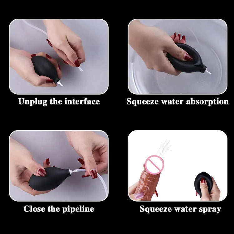 Squirting Dildo Sex Toys for Women Realistic Ejaculating Penis Female Masturbator Soft Silicone With Suction Cup Big Dick Adult SHOPEZRA L.L.C.