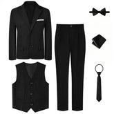 Suits for Boys Kids Wedding Easter Church Tuxedo Teenager School Performance Piano Outfit Set Children Birthday Formal Clothes SHOPEZRA L.L.C.