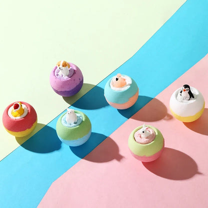 Bath Bombs for Kids with Surprise Toys Inside (6 Pack) - for Kids &amp; Boys and Girls - Holiday Bubble Bath with Cheerful Scent