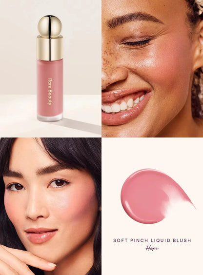 Rare Beauty Soft Pinch Tinted Lip Oil Stain Lip Gloss Delight Hope Happy Wonder Liquid Blush Makeup Cosmetics Face Eye Blusher