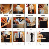 Striped Suits Men For Wedding Customzied Heavy Rhinestone Beadwork Jacket Pants 2 Pieces Sets Groom Tuxedo Attires Ropa Hombre SHOPEZRA L.L.C.