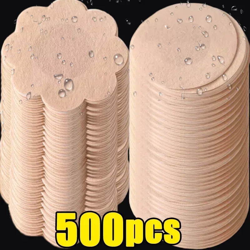 50-500pcs Nipple Cover Stickers Women Breast Lift Tape Pasties Invisible Self-Adhesive Disposable Bra Padding Chest Paste Patch