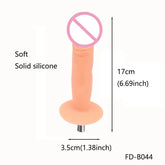 Lifelike Dildo Attachment for Sex Machine with 3 XLR Connector G Spot Sex Toys for Women Masturbation SHOPEZRA L.L.C.