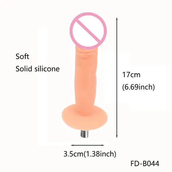 Lifelike Dildo Attachment for Sex Machine with 3 XLR Connector G Spot Sex Toys for Women Masturbation SHOPEZRA L.L.C.