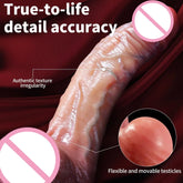 Realistic Dildo for Women Skin Sliding Foreskin Testicles Dildos Anal Vaginal Stimulation Strapon Penis Sex Toys for Female 18+ SHOPEZRA L.L.C.
