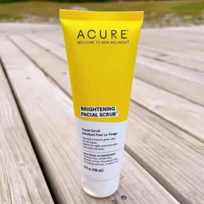 ACURE Exfoliating Blackheads Facial Pore Cleaning Green Mud Seaweed Scrub Facial Cleanser Skin Care Products