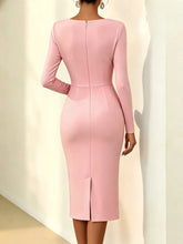 Banquet Dress for Women Elegant Sweet 3D Flower Ruched Bodycon Midi Robe Female Party Prom Vestidos Evening Gown Lady SHOPEZRA L.L.C.