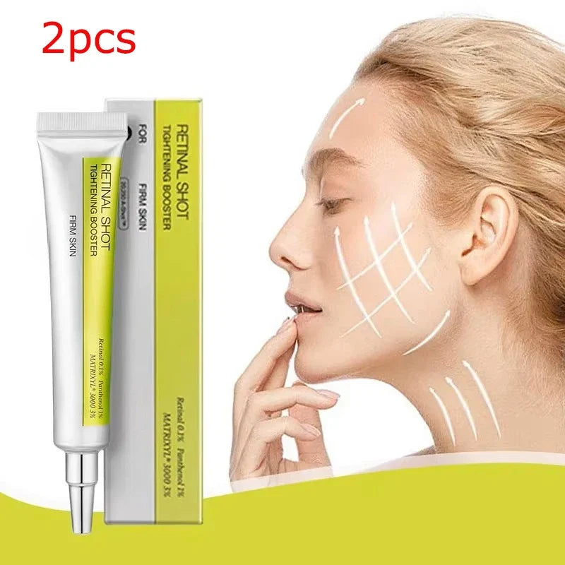 Korean Retinol Vitamin C Hydrating Shot Tightening Booster Face Cream Eye serum Lightening Dark Circles Firming Moisturizer