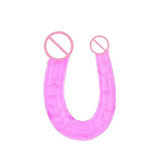 Double Ended Dildo Realistic Flexible Jelly Anal Plug G Spot Stimulation Massager for Women Adult Insertable SHOPEZRA L.L.C.