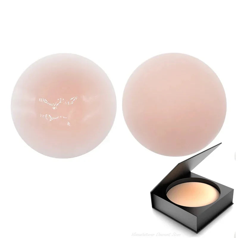 Reusable Women Breast Petals Lift Nipple Cover Invisible Petal Adhesive Strapless Backless Stick on Bra Silicone Breast Stickers