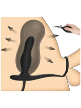 Inflatable Silicone Dildo Anal Plug With Penis Ring G Spot Prostate Massage Big Buttplug Ass Dilator Sex Toys For Gay/Men Women SHOPEZRA L.L.C.